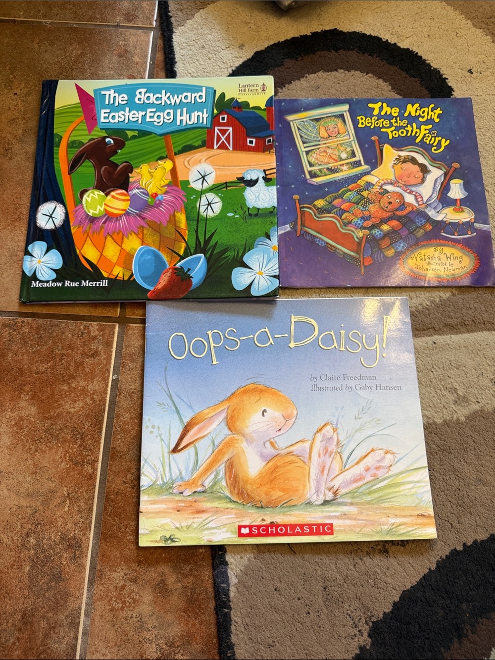 Scholastic book set for Easter and the tooth fairy!!!